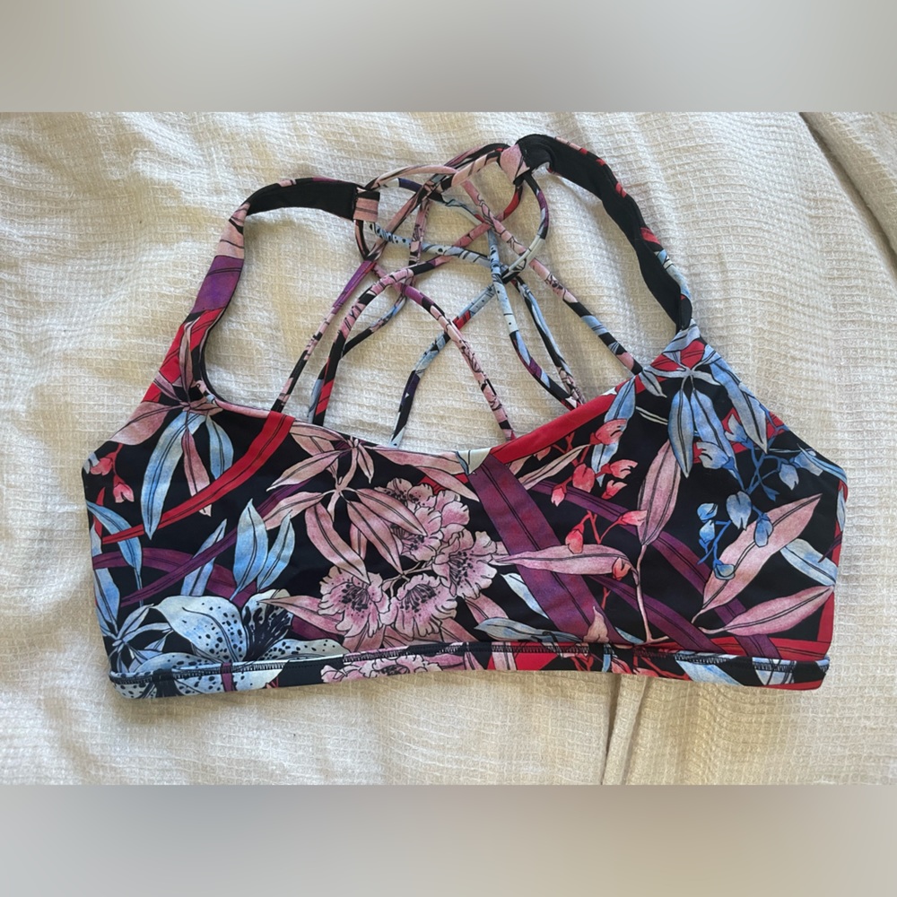 Fun Tropical Lululemon Sports Bra